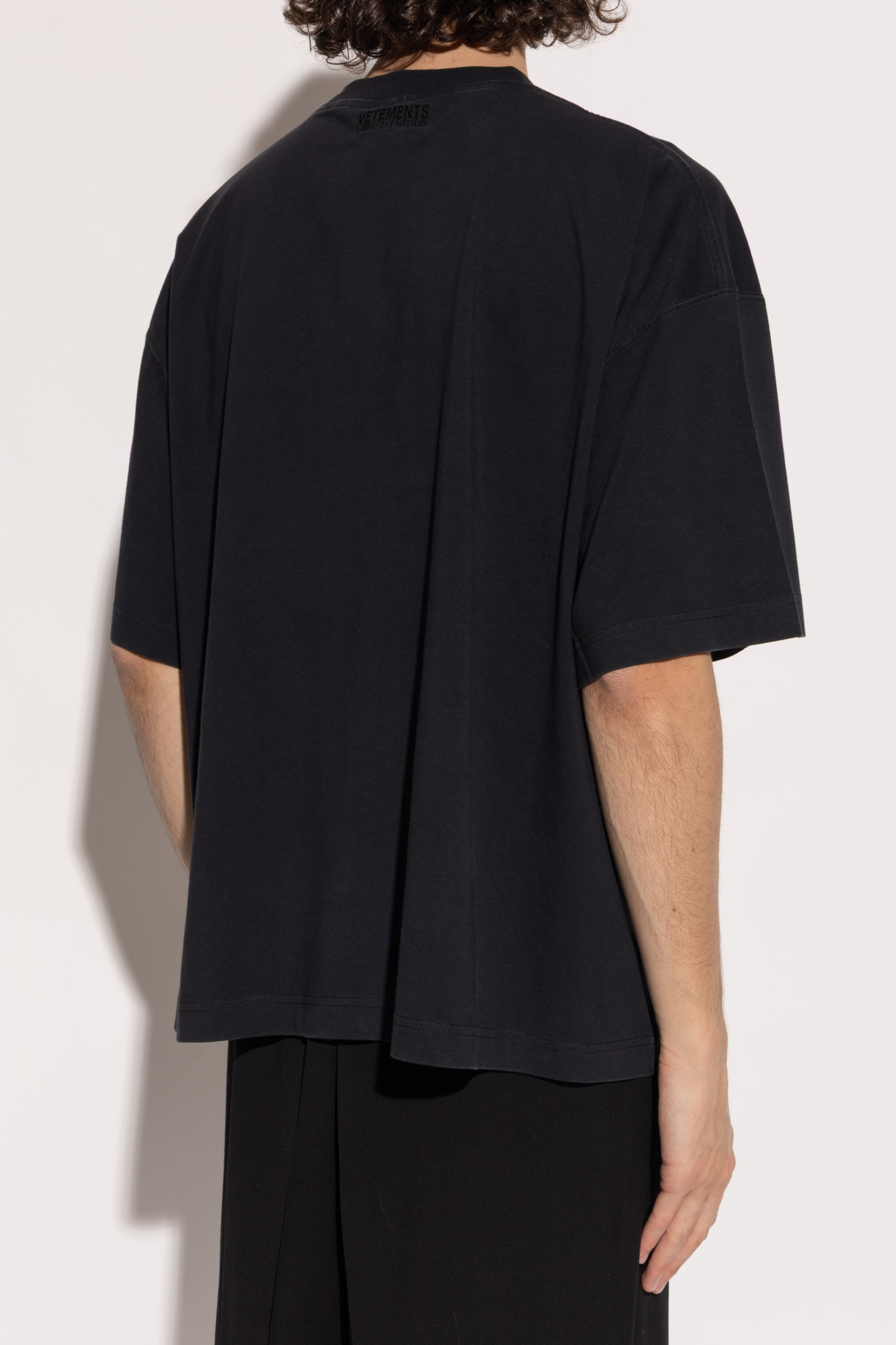 Black T-shirt with print VETEMENTS - Vitkac AS